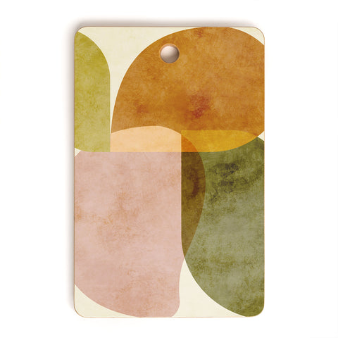 Ana Rut Bre Fine Art organic shapes boho nature Cutting Board Rectangle