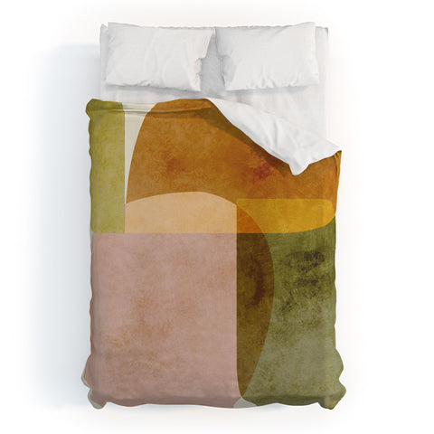 Ana Rut Bre Fine Art organic shapes boho nature Duvet Cover