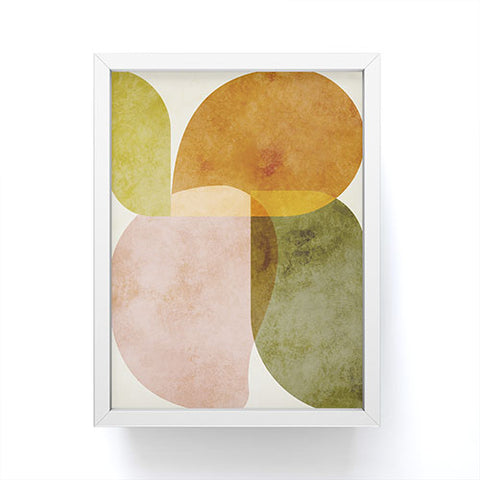 Ana Rut Bre Fine Art organic shapes boho nature Framed Mini Art Print