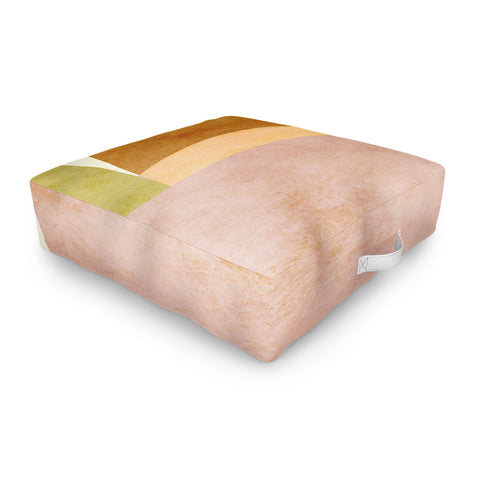 Ana Rut Bre Fine Art organic shapes boho nature Outdoor Floor Cushion