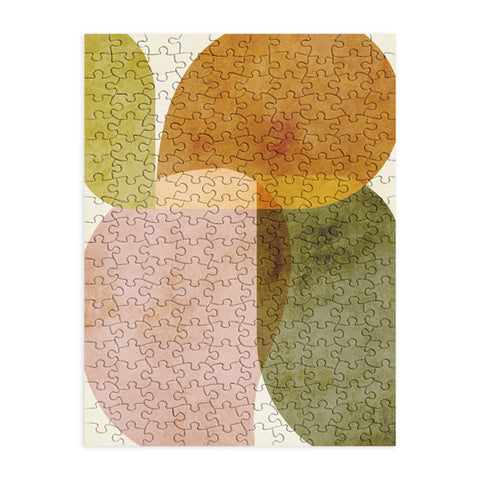 Ana Rut Bre Fine Art organic shapes boho nature Puzzle