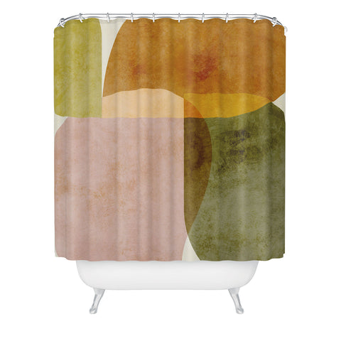 Ana Rut Bre Fine Art organic shapes boho nature Shower Curtain