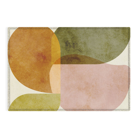 Ana Rut Bre Fine Art organic shapes boho nature Outdoor Rug