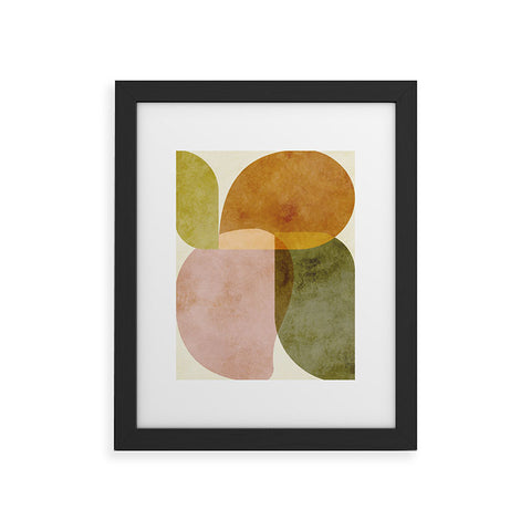 Ana Rut Bre Fine Art organic shapes boho nature Framed Art Print