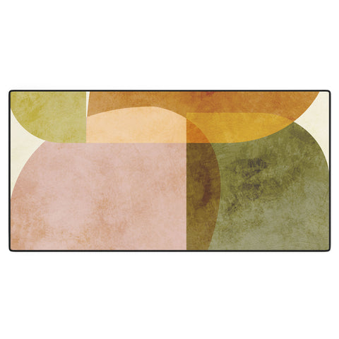 Ana Rut Bre Fine Art organic shapes boho nature Desk Mat