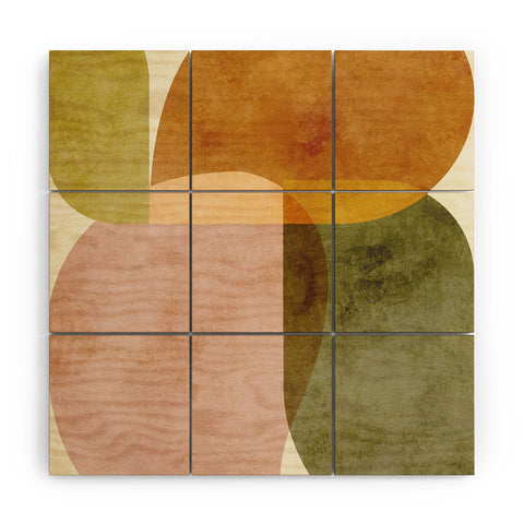 Ana Rut Bre Fine Art organic shapes boho nature Wood Wall Mural