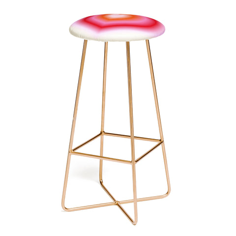 Ana Rut Bre Fine Art pink love heart I Bar Stool