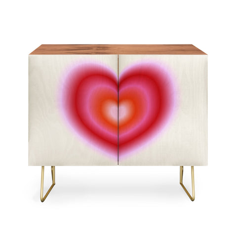 Ana Rut Bre Fine Art pink love heart I Credenza