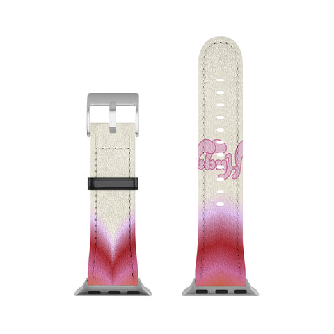 Ana Rut Bre Fine Art pink love heart I Apple Watch Band