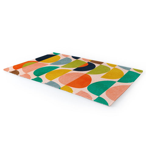 Ana Rut Bre Fine Art shapes abstract II Area Rug