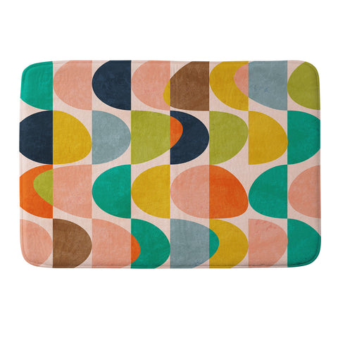 Ana Rut Bre Fine Art shapes abstract II Memory Foam Bath Mat