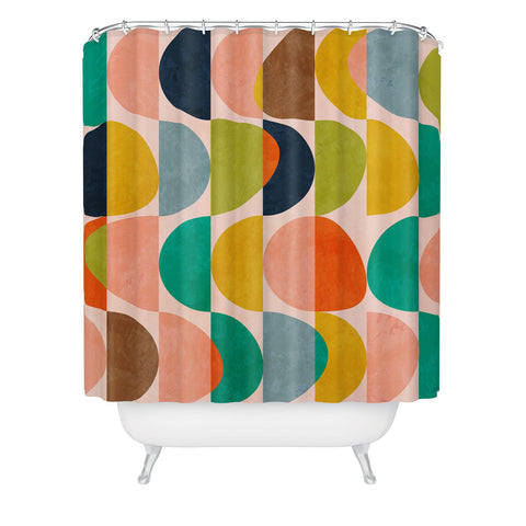 Ana Rut Bre Fine Art shapes abstract II Shower Curtain
