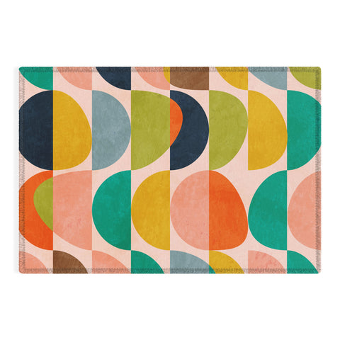 Ana Rut Bre Fine Art shapes abstract II Outdoor Rug