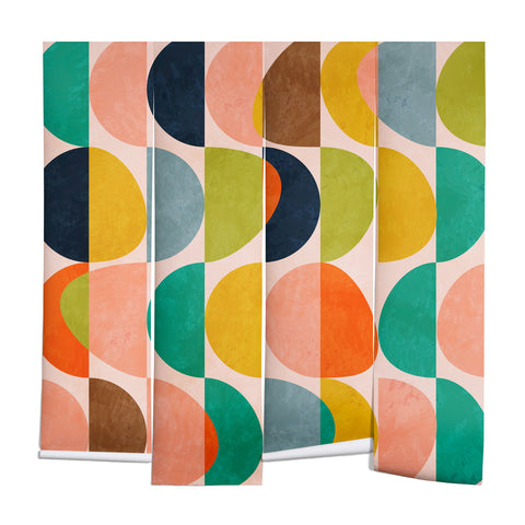 Ana Rut Bre Fine Art shapes abstract II Wall Mural