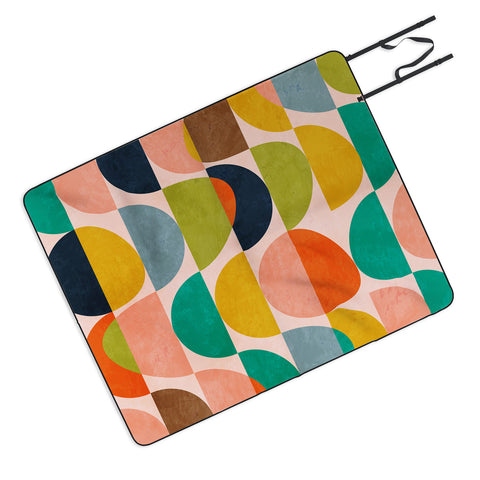 Ana Rut Bre Fine Art shapes abstract II Picnic Blanket