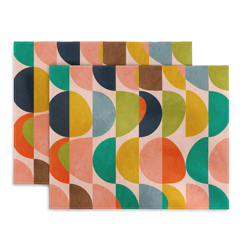 Ana Rut Bre Fine Art shapes abstract II Placemat