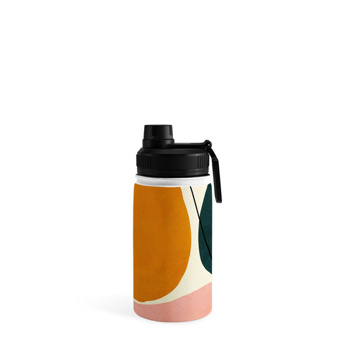 Ana Rut Bre Fine Art shapes geometric minimal paint Water Bottle