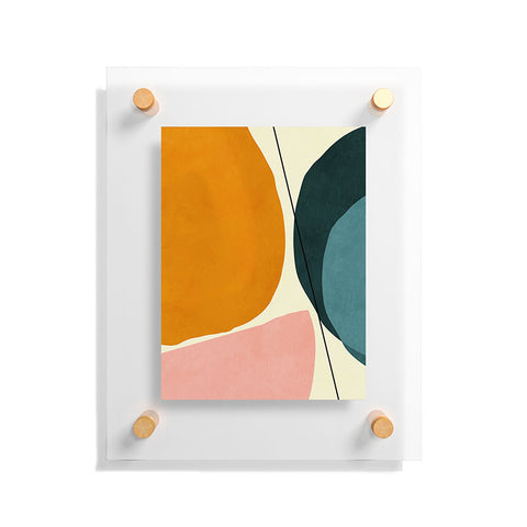 Ana Rut Bre Fine Art shapes geometric minimal paint Floating Acrylic Print