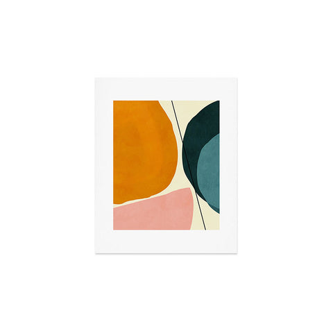 Ana Rut Bre Fine Art shapes geometric minimal paint Art Print