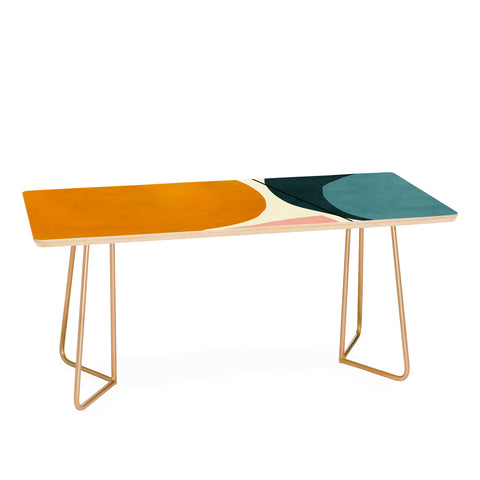 Ana Rut Bre Fine Art shapes geometric minimal paint Coffee Table