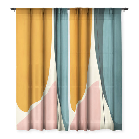 Ana Rut Bre Fine Art shapes geometric minimal paint Sheer Non Repeat