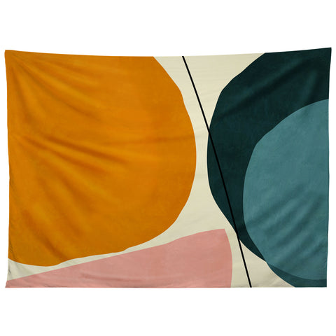 Ana Rut Bre Fine Art shapes geometric minimal paint Tapestry