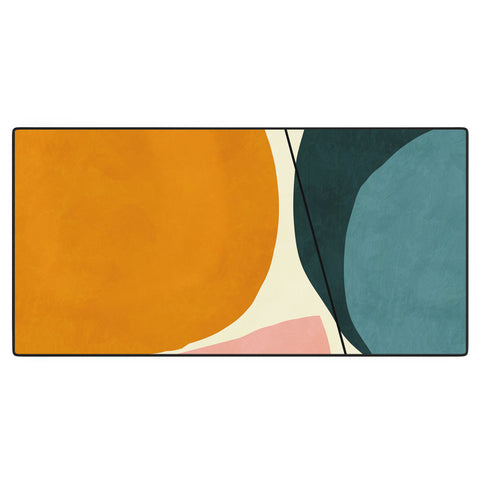 Ana Rut Bre Fine Art shapes geometric minimal paint Desk Mat