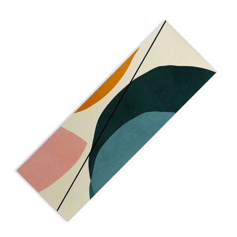 Ana Rut Bre Fine Art shapes geometric minimal paint Yoga Mat