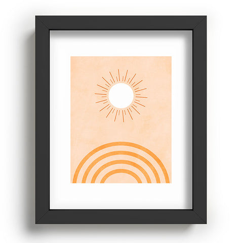 Ana Rut Bre Fine Art shapes geometry sun minimal Recessed Framing Rectangle