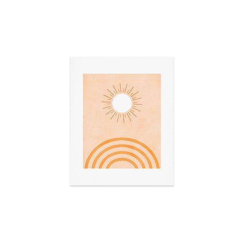 Ana Rut Bre Fine Art shapes geometry sun minimal Art Print