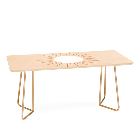 Ana Rut Bre Fine Art shapes geometry sun minimal Coffee Table