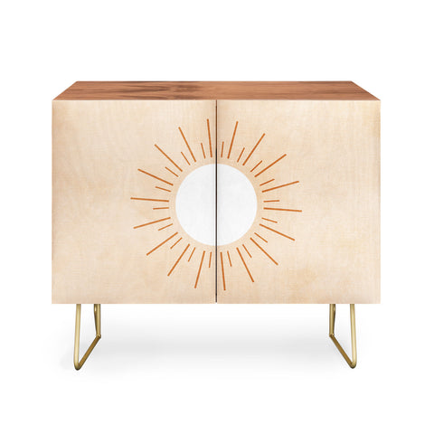 Ana Rut Bre Fine Art shapes geometry sun minimal Credenza
