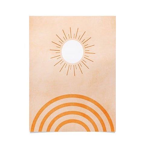 Ana Rut Bre Fine Art shapes geometry sun minimal Poster