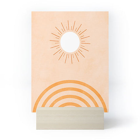Ana Rut Bre Fine Art shapes geometry sun minimal Mini Art Print