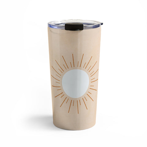 Ana Rut Bre Fine Art shapes geometry sun minimal Travel Mug