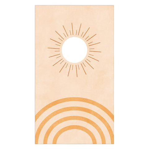 Ana Rut Bre Fine Art shapes geometry sun minimal Tablecloth