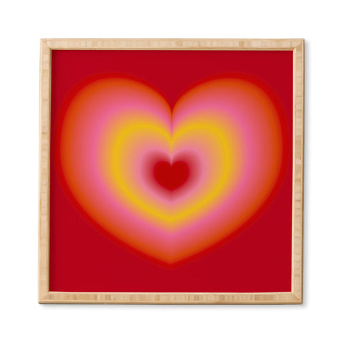 Ana Rut Bre Fine Art valentine red Framed Wall Art