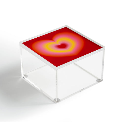 Ana Rut Bre Fine Art valentine red Acrylic Box