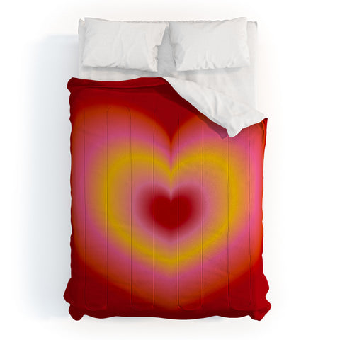 Ana Rut Bre Fine Art valentine red Comforter