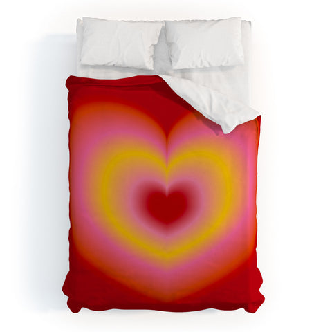 Ana Rut Bre Fine Art valentine red Duvet Cover