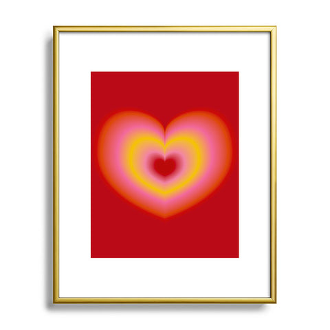 Ana Rut Bre Fine Art valentine red Metal Framed Art Print