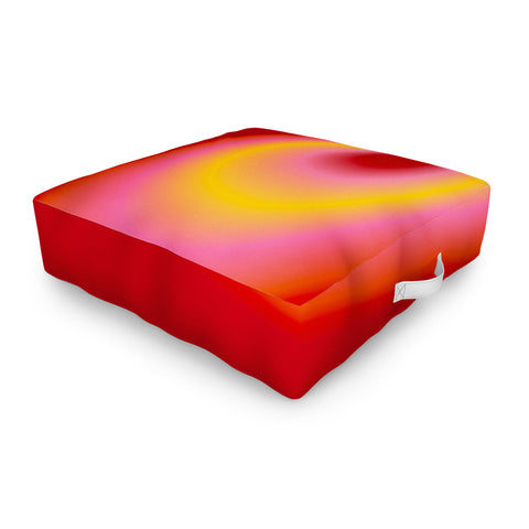 Ana Rut Bre Fine Art valentine red Outdoor Floor Cushion