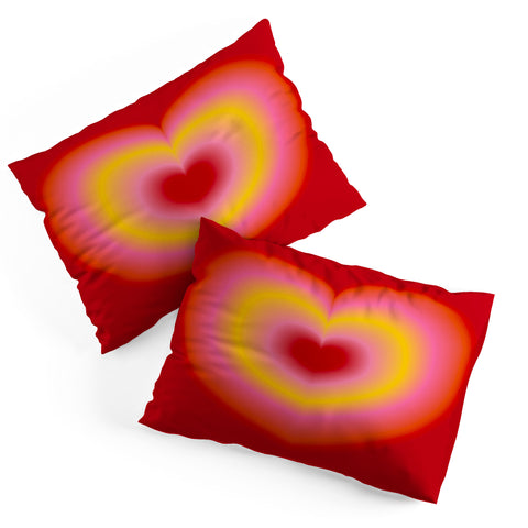 Ana Rut Bre Fine Art valentine red Pillow Shams
