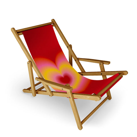 Ana Rut Bre Fine Art valentine red Sling Chair