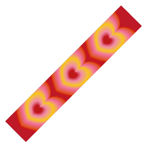 Ana Rut Bre Fine Art valentine red Table Runner