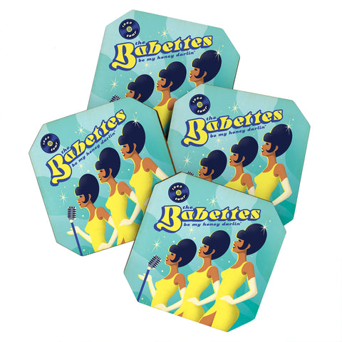 Anderson Design Group 1960s Babettes Coaster Set