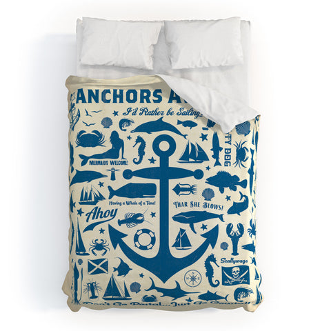 Anderson Design Group Anchors Aweigh Duvet Cover