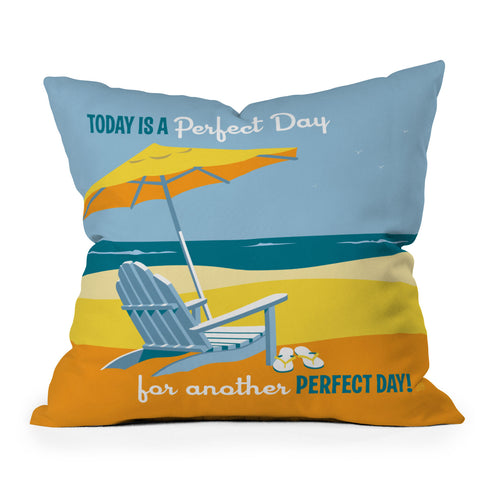 Anderson Design Group Another Perfect Day Outdoor Throw Pillow