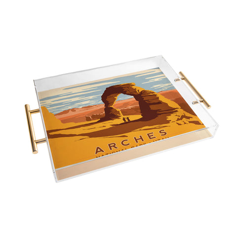 Anderson Design Group Arches Acrylic Tray