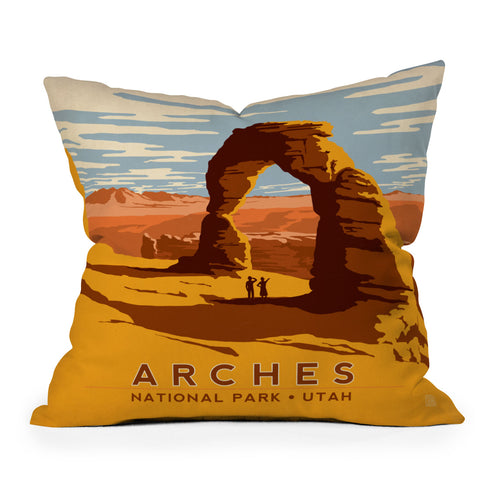 Anderson Design Group Arches Outdoor Throw Pillow